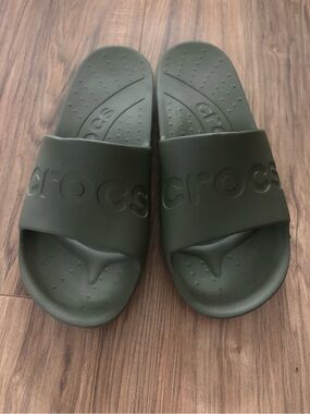 CROCS Olive Green Classic Slide Sandals